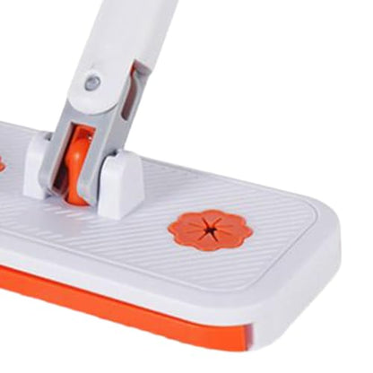 Click Mop - Flexible Clip Flat Cleaner, 1 Piece Manual for Hardwood Surfaces, Adjustable Stainless Steel Handle, Household Supply, Floor Tool for Tiles, Laminates and Boards