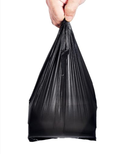 Ultra Strong Trash Bags, Black, Easy-Tie Handles, Leak Resistant (30 Gallon (Pack of 25)) - size: 25 Count (Pack of 1)