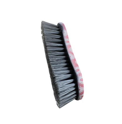 Multi-Purpose Heavy Duty Designer Printed Scrub Brush - Pack of 2 (Pink) - color: Pink