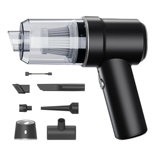 Car Vacuum Cleaner, Handheld Vacuum Cordless, Aspiradora Y Sopladora para Carro, Portable Rechargeable Handheld Vacuum with Blower (Black-Premium Version) - color: Black-premium Version