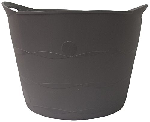 TuffTote® Multi-Use Bucket, Charcoal, 7 gal - color: Charcoal, size: 7 gal