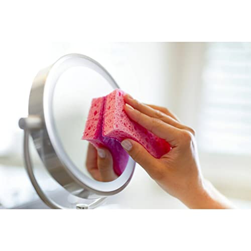 Scotch-Brite Gentle Clean Delicate Scrub Sponges, for Washing Dishes and Cleaning Kitchen, 3 Scrub Sponges (Pack of 2)