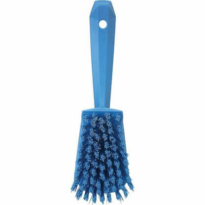 Vikan 41923 Brush,Washing,Stiff,10",PP/PBT,Blue - color: Blue