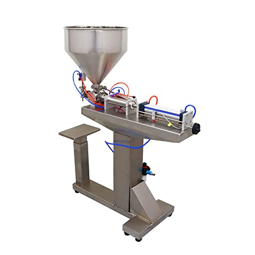 INTBUYING Automatic Paste Liquid Filling Machine for Shampoo Oil Water Perfume 30-300ml One Nozzle with Stand