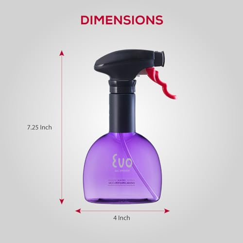 Evo Oil Sprayer Minis, Non-Aerosol for Olive, Cooking Oils, and Vinegars, Purple, 8-Ounce Capacity, Set of 2 - color: Purple