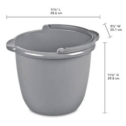 10 Qt. Spout Pail Classic Titanium