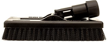 SPARTA 3638831EC03 Polyester Rectangle Scrub Brush, Floor Brush, Cleaning Brush With Swivel Head For Cleaning, 8 Inches, Black - color: Black