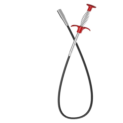 35 inch Drain Snake Hair Drain Clog Remover Tool,Flexible Grabber Claw Pick Up Reacher Tool for Litter Pick, Toilet, Sewer, Shower, Kitchen Sink