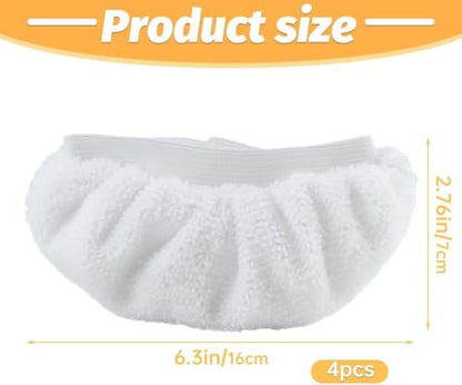 Steam Cleaner Accessories, Universal Reusable Steam Mop Pads, Steam Shot Attachments, Handheld Steam Cleaner Washable Microfiber Cloth (10 PCS) - color: 10 Pcs
