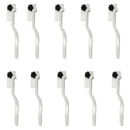 Right Angle Kitchen Scrub Dish Brush,10 Packs Juicer Cleaning Brush,Bottle Bathroom Brush Sink Household Pot Pan Edge Corners Tile Lines Cleaning Brush with Stiff Bristles