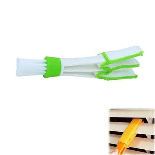 Blind Cleaner Duster Tool,Upgrade Detachable Window Blind Cleaner Tool,7 Fingers Dusting Cleaner Mini Blind Duster Brush for Wood Blinds Air Conditioner Vents Fans Car Vents Cleaning (White/1pcs) - color: White/1pcs