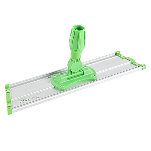 Restaurantware Aluminum Mop Frame - 16 Inch - Lightweight Swivel Cleaning Tool - Industrial Slim Design - Green
