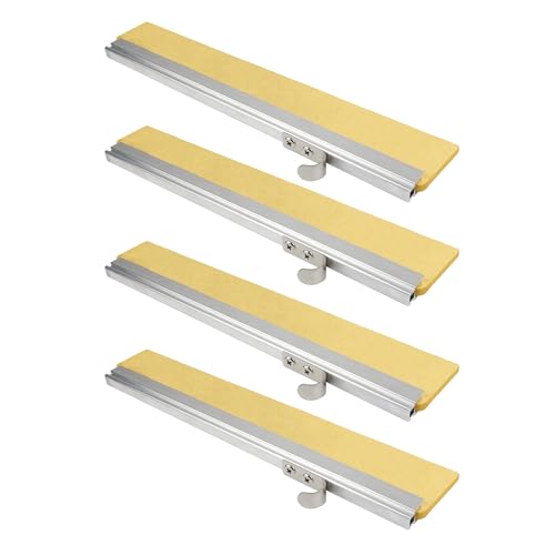 LILAC 4 Pack Super Absorbent Pop Up Cellulose Sponge Mop Replacement Heads Only Suitable for 4-Color Handle mops (Golden Light 4 Heads Only) - color: Golden Light 4 Heads
