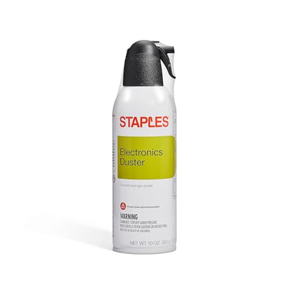 Staples Compressed Air Dusters – Canned Air for Electronics, Keyboards & Office Devices