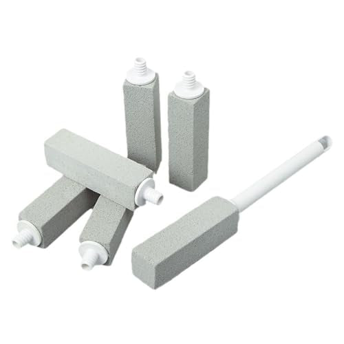 Pumice Stone for Toilet Cleaning, Pumice Cleaning Stone with Handle, Toilet Cleaner, Pumice Stone, Toilet Wand, Toilet Bowl Cleaner Brush, Toilet Brush (6PCS Gray) - color: 6pcs Gray