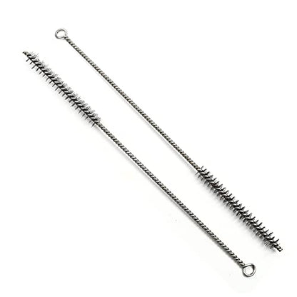 Utoolmart Steel Wire Cleaning Brush, Spiral Power Tube Cleaning Tool, Bottle Brush, 0.5-inch Diameter 12-inch Length, 2pcs - color: 2pcs, size: 1.2cm