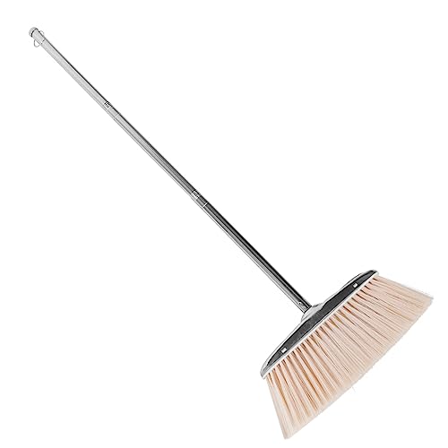 Healifty -Handled Broom Handle for Efficient Floor Cleaning Home Kitchen and to Use for Pet Hair and Dust Removal - color: Color8