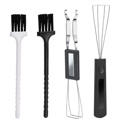 4 PCS Keycap Puller Switch Puller Keyboard Cleaning Kit, Key Cap Removal Tool with Keyboards Cleaning Brush for Mechanical Keyboards, Metal Materialkey Removal Tool