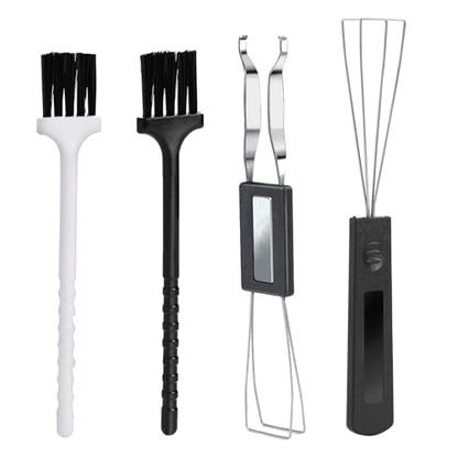 4 PCS Keycap Puller Switch Puller Keyboard Cleaning Kit, Key Cap Removal Tool with Keyboards Cleaning Brush for Mechanical Keyboards, Metal Materialkey Removal Tool