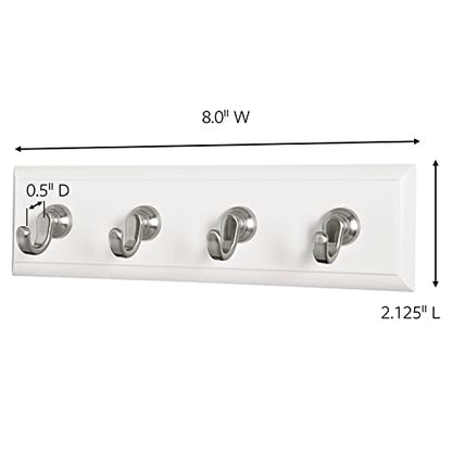 Command Key Rail, Quartz, 1-Rail, 6-Strips, Organize Damage-Free Small