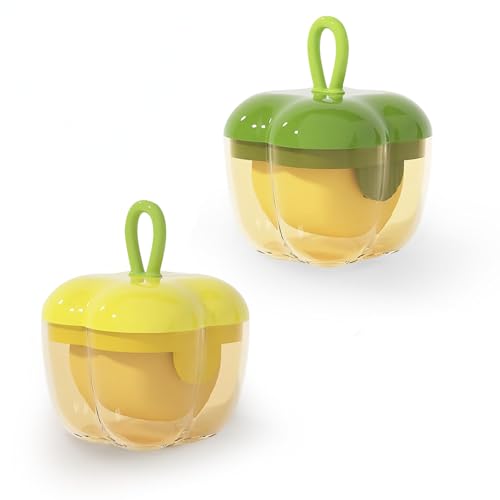 2PCS Portable Mini Lint Rollers, ClearGreen&Yellow | Reusable Washable, For Clothes Car Seats Furniture Carpets Pet Hair, Travel Portable, Fits in Wallet Bag, Pet Hair Remover - color: Cleargreen+clearyellow