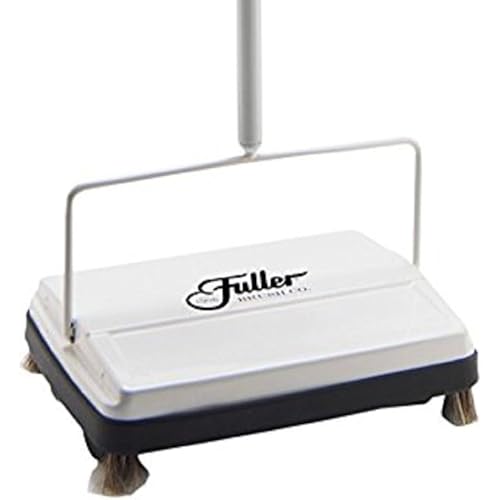 Fuller Brush 17028 Electrostatic Carpet & Floor Sweeper - 9" Cleaning Path - Lightweight - Ideal for Crumby Messes - Works On Carpets & Hard Floor Surfaces - White - color: White