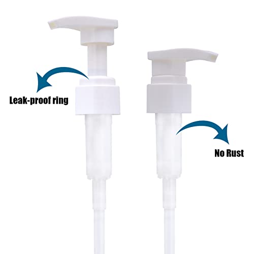 Cosywell Pump Bottle Dispenser Plastic Pump Bottles Refillable Bottles Wide Mouth Jar Style Empty Pump Bottles Bathroom Shower Containers for Lotion Shampoo Conditioner (White, 3X 1000ml) - color: White, size: 3x 1000ml
