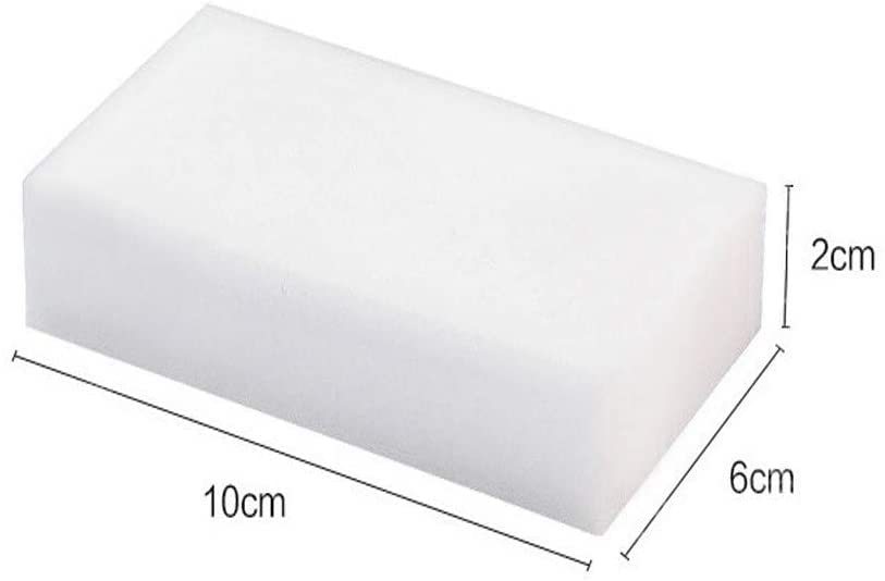 Fashion professionals25 Pieces Sponge Kitchen - Magic Sponge Dirt Eraser Sponge Cleaning with Water Only DIY Cuttable Soft Sponges Magic Dirt Eraser White