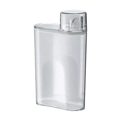 Transparent Laundry Detergent Dispenser Bottle Sealed Tank for Detergent Powder Laundry Room