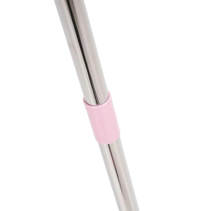 Carpet Sweeper Manual Push Handheld, Push Sweeper 2 in 1 Hand Floor Hand with 180 Degree Rotating Hard Floor Mopping Cleaner for Wooden Marble (Pink)