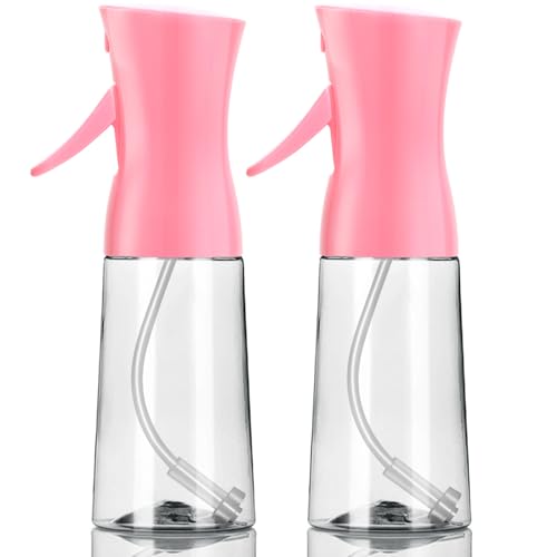 Spray Bottle,Fine Mist Spray for Hair,Ultra-Fine Continuous Spray Bottle for Skincare,Plant Care,Pet Grooming,Cleaning, Refillable Spray Container,Christmas Gift (2Pcs Light Pink) - color: 2 Pcs#Light Pink
