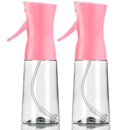 Spray Bottle,Fine Mist Spray for Hair,Ultra-Fine Continuous Spray Bottle for Skincare,Plant Care,Pet Grooming,Cleaning, Refillable Spray Container,Christmas Gift (2Pcs Light Pink) - color: 2 Pcs#Light Pink