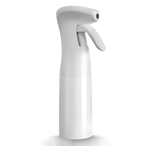 Spray Bottle for Hair (6.8OZ /200ML) Continuous Ultra Fine Mist Sprayer for Hair, Salons, Barber, Plants, Skin Care, 1 Pack Pure White - color: Pure White, size: 6.8 Ounces