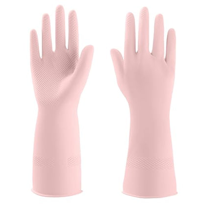 Rubber Gloves for Household, Dishwashing Gloves for Kitchen, Reusable - size: Large (Pack of 2)