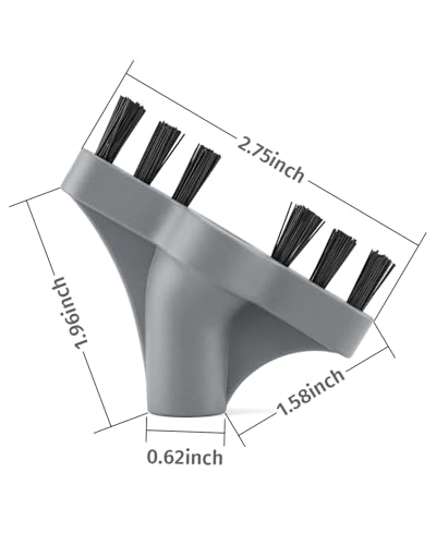 6 Pack Steam Cleaner Brush Attachments for Tile & Grout,Includes Scraper & Brushes,Compatible with Bissell SteamShot 39N7A 39N7V 2994B, with Perfect Seal Design