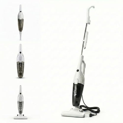 Stick Vacuum Cleaner 600W, Corded Bagless Upright Vacuum for Carpet, Hardwood, Tile Floors, Lightweight with Crevice Tool, Picks Up Pet Hair, Human Hair, Great for Home, Dorm, Small Spaces