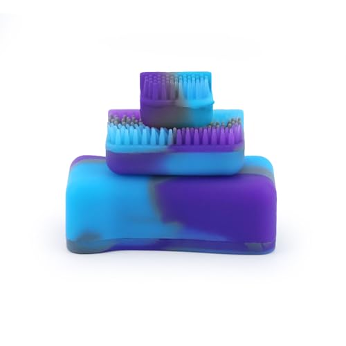 Green Piece® Green Silicone Magnet Cleaner - Perfect for your Glass Pieces and Vases - Clean Smarter and better. Remove Resin and Tar - Clean hard to reach areas - Excellent for all glass. - color: Purple