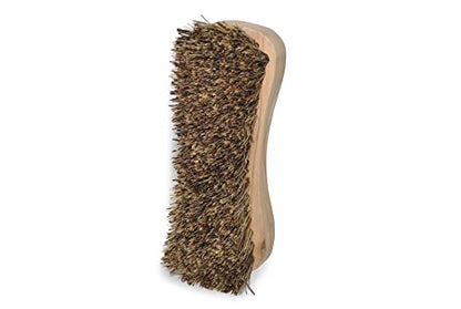 All-Natural Wooden Scrub Brush Set – 12 Pack | Heavy-Duty Palmyra Bristle Cleaning Brushes for Commercial and Industrial Use | Floor, Tile, Grout and Workshop Scrubber | Bulk Cleaning Supply