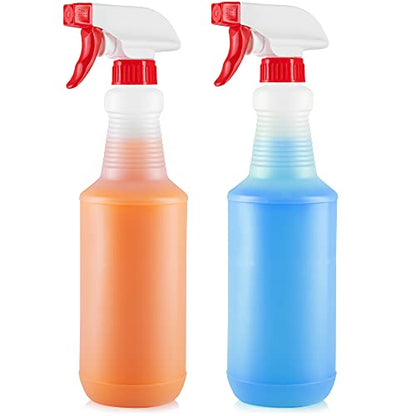 Zulay Home 16 oz Spray Bottle - Heavy Duty Cleaning Spray Bottles For Cleaning Solutions - Leakproof Cleaning Spray Bottle Set with Adjustable Nozzle & Spring Loaded Trigger (2 Pack) - size: 2 Pack - 16oz