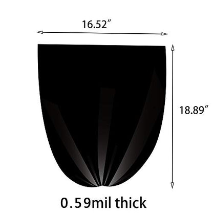 1.2 Gallon Black Small Trash Bag, 180 Counts - size: 90 Count (Pack of 2)