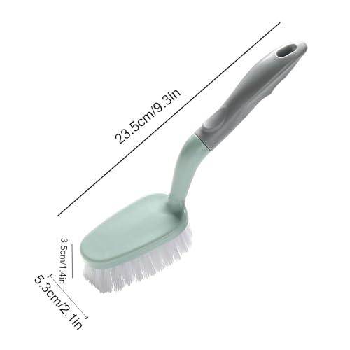 Scrub Brush, Cleaning Brush Bristles with Ergonomic Handle Cleaning Shover Scrubber Handheld Cleaning Brushes for Bathroom Shower Kitchen Floor Bathtub