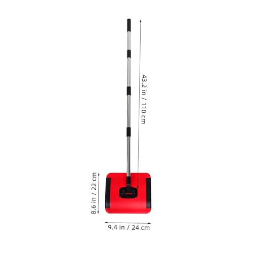 Cabilock Hand Push Carpet Sweeper Lightweight Manual Vacuum for Efficient PET Hair Removal Non-Electric Floor Roller Broom for Home Use