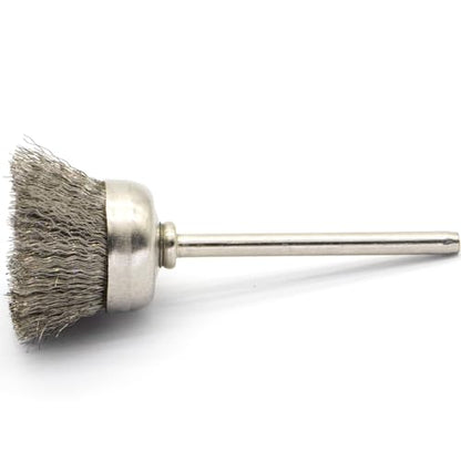 20PCS Wire Brushes - Metal Rust Removal, Polishing, Cleaning - 25mm Diameter, 3mm Shaft - Removes Burrs, Dust, and Oxide Layer - Handles Rough Surfaces - Designed for Industrial and DIY Enthusiasts - style: Wire Brush 3*25mm 20PCS