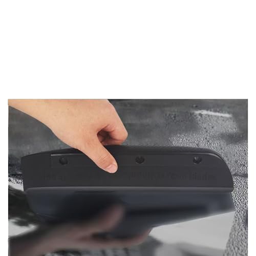 Car Window Squeegee with Silicone Blade Compact Auto Water Blade Moisture Wiper Side Mirror Squeegee for Car Windows Windshield Rearview Mirror Morning Dew Condensation Rainy Foggy Weather