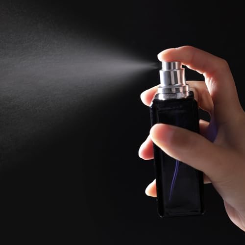 100ml/3.4 Oz Glass Spray Bottle Perfume Atomizer,Empty Travel Refillable Perfume Spray Bottle with 3 Kinds of Dispenser (A2) - style: A2