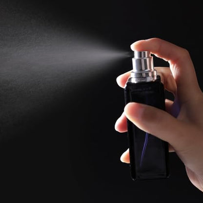 100ml/3.4 Oz Glass Spray Bottle Perfume Atomizer,Empty Travel Refillable Perfume Spray Bottle with 3 Kinds of Dispenser (A2) - style: A2