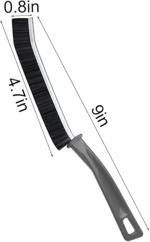 2 Pcs Crevice Cleaning Brush Hard Bristle Deep Reach Tight Space Cleaner for Bathroom Kitchen Tiles Windows Doors Slots
