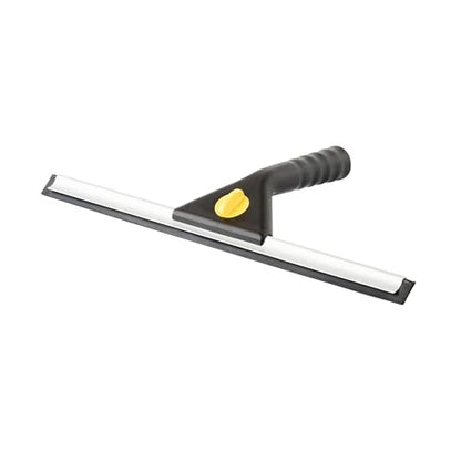 Restaurantware-Clean Tek Professional 13.78 Inch Window Squeegee, 1 Window Cleaning Squeegee with Rubber Blade - All-Purpose, for Mirror Or Glass Door, Black Plastic Wiper with Aluminum Frame - size: 13 3/4", style: Plastic, Standard