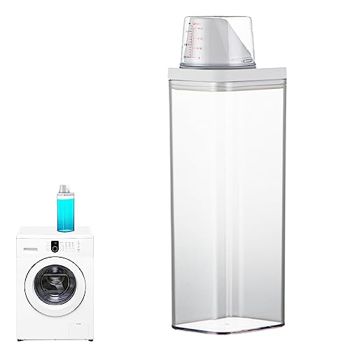 Multi-Purpose Liquid Dispenser - Spill-Proof Silicone Seal for Fabric Softener, Dish Soap & Laundry Storage (XL) - color: Xl