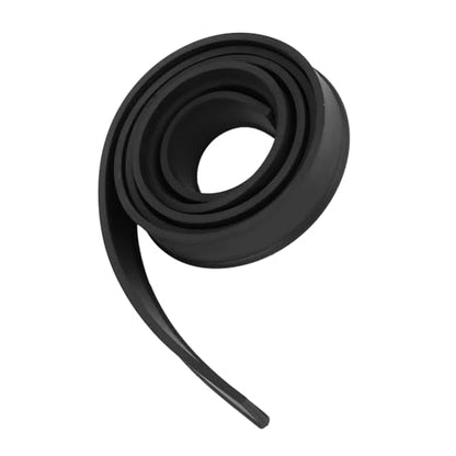 Squeegee Replacement Stainless Steel Rubber Strip 105cm 41.3 Inches for Window Glass Wiper Cleaner, Streak Free Finish for Bathroom Kitchen Car Mirror Glass Surface